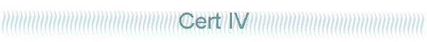 Cert IV